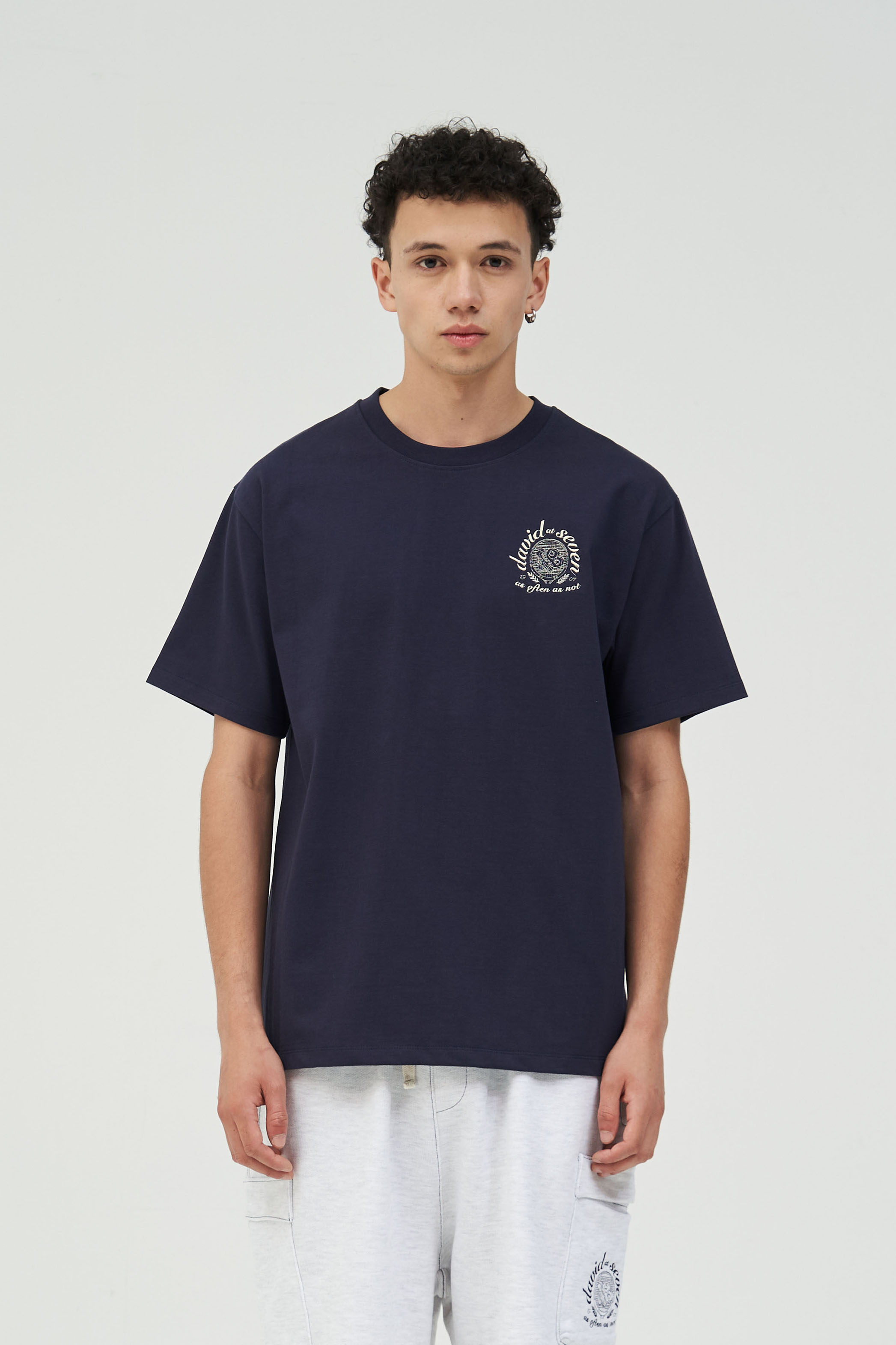 Sunny-Side Up Racket T-shirts_navy